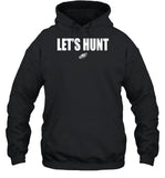 Lesean Mccoy Wearing Let's Hunt Eagles Hoodie
