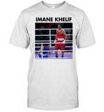 Derek Brunson Wearing Imane Khelif Shirt