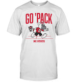 Limited NC State Football Go 'Pack Mascot SHirt