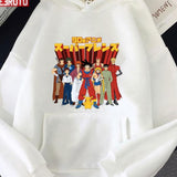 90s Anime Super Friends Dragon Ball Sailor Moon Slam Dunk Pokemon Unisex Hoodie