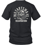 In Hearts Wake Snake Skull Tee