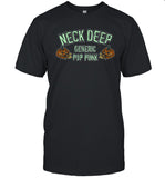 Limited Neck Deep Generic Pop Punk Glow In The Dark Pumpkin Edition Shirt