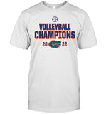 Limited Florida Gators 2022 SEC Volleyball Regular Season Champions T-Shirt
