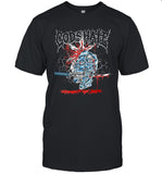 God's Hate Iron Sharpens Iron Black T-Shirt New Limited