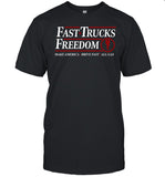 Fast Trucks Freedom Make America Drive Fast All Gas T-Shirt