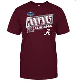 Alabama Crimson Tide Blue 84 2023 SEC Men's Basketball Conference Tournament Champions T-Shirt_2