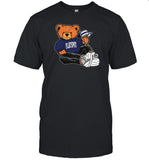 Flatspot Records Bear Babydoll Black T Shirt