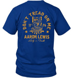 Don't Tread On Me Aaron Lewis Tour 2024 T-Shirt