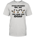 Cows Stuck Between Idk Idc And Idgaf shirt_1
