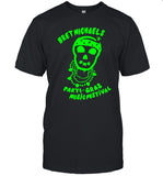 Glow In The Dark Bret Michaels Parti-Gras Festival Skull T-Shirt