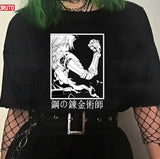 Black White Fullmetal Alchemist Artwork Unisex T-Shirt Unisex T-Shirt