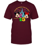 Limited Walt Disney World 2025 Mickey And Minnie Mouse Shirt