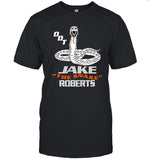 Limited Jake The Snake Roberts Retro Wrestling T-Shirt Black
