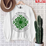 Blessed Irish St Patrick's Day Shamrock St Paddys Heart Sweatshirt