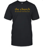 2024 The Church Gold Logo Tour Australia New Tee
