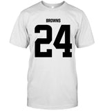 Kareem Hunt Nick Chubb 24 Limited Shirt