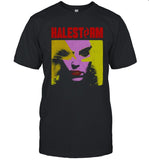 Halestorm Pink Lizzy Face New T-Shirt Limited Edition