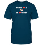 Limited Crackers Love Ab Ab Love Crackers Shirt