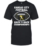Kansas City Football Back To Back Championship 2021 shirt
