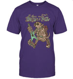 Dogs In A Pile Purple T-Shirt