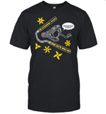 Dave Hill Dangerous Snakes Who Hate Bullshit Nunchuks and Throwing Stars T-Shirt