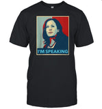 Limited Stephen King Wearing Kamala Harris I'm Speaking Shirt