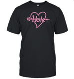Holerock Store Heart Logo Hole Shirt