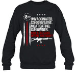 2Nd Unvaccinated Conservative Meat Eating Printed Men'S T-Shirt