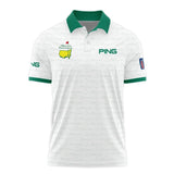 Golf Pattern Masters Tournament Ping Polo Shirt White And Green Color Golf Sports All Over Print Pol