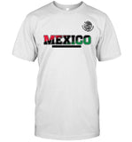 DYNASTY APPAREL Youth Mexico Wordmark White T-Shirt