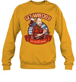 Get Wrecked The Dad Challenge Podcast Sweatshirt