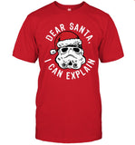 Limited Dear Santa I Can Explain Star Wars T-Shirts