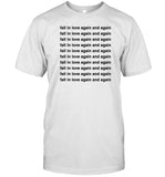 Guyunderhugo Fall In Love Again And Again Shirt