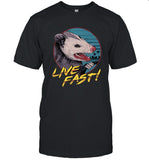 Live Fast Eat Trash Raccoon Opossum Shirt