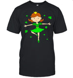 Girl Ballerina Dancing Princess St. Patrick’s Day shirt_1