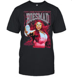 Hoesmad Nicki Red Ruby Rhinestone T Shirt