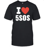Limited I Love 5 Seconds of Summer T Shirt