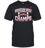 Fresno State Bulldogs 2022 Mountain West Football Conference Champions Icon Bold T-Shirt