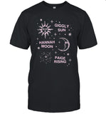 Giggly Sun Hannah Moon Paige Rising Sky shirt