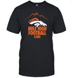 Denver Broncos Mile High Football 5280 T-Shirt