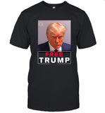 Free Trump Mugshot T Shirt 2023