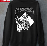 Black N White Atrophy Band Socialized Hate Graphic Unisex T-shirt