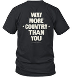 Jaret Ray Reddick Way More Country Than You T-Shirt
