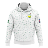 Golf Sport Masters Tournament Taylor Made Hoodie Shirt Sports Augusta Icons Pattern White Green Hood