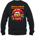 2024 Lock Design Snacks Candy Halloween T Shirt
