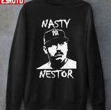 Black N White Nasty Nestor Baseball Art Unisex T-Shirt