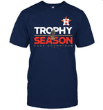 Houston Astros 2022 World Series Champions Commissioner's Trophy T-Shirt