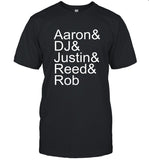 Limited SF Justin Edwards Aaron & DJ & Justin & Reed & Rob Shirts