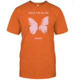 Help I'm Alive Butterfly Metric T-Shirt, Hoodie, Tank Top, Sweater And Long Sleeve T-Shirt-Unisex T-Shirt