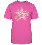 Limited Jonas Brothers Pink Stars Shirt